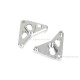 Lampenhalterung Aluminium CNC silber eloxiert f. Monkey 125 + Dax 125