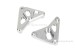 Lampenhalterung Aluminium CNC silber eloxiert f. Monkey 125 + Dax 125