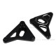 Lampenhalterung Aluminium CNC schwarz eloxiert f. Monkey 125 + Dax 125