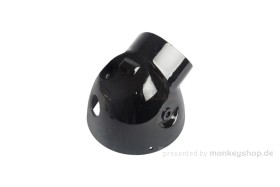 Lampentopf Lampengehäuse schwarz Metall f. Dax 12 Volt + Replika