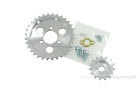 Offset Satz 7mm Kettenrad 38T + Ritzel 17T f. Monkey Z50 + Gorilla
