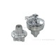 Naben Satz 12mm Achse poliert Scheibenbremse vorn + Trommelbremse hinten f. Monkey 50 + Gorilla