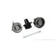 Naben Satz 12mm Achse schwarz Scheibenbremse vorn + Trommelbremse hinten f. Monkey 50 + Gorilla