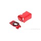 Cover Abdeckung Drosselklappe Aluminium CNC rot eloxiert f. Dax 125