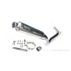 NHRC Auspuffanlage Aluminium/Stahl verchromt silber untenliegend f. Dax 50 + Monkey 50 + Gorilla