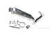 NHRC Auspuffanlage Aluminium/Stahl verchromt silber untenliegend f. Dax 50 + Monkey 50 + Gorilla