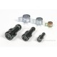 Takegawa Schlauch Verschluss Stopfen Kappen Set schwarz 6mm + 8mm + 12mm