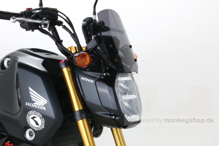 Kitaco Windshield Aero Visor smoke f. MSX 125 JC92