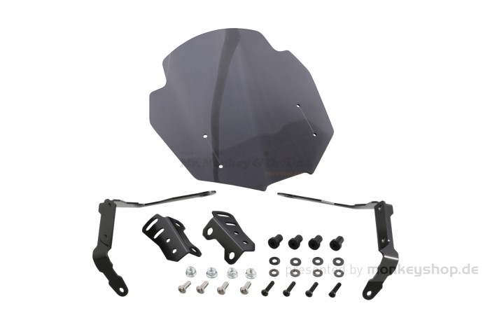 Kitaco Windshield Aero Visor smoke f. MSX 125 JC92
