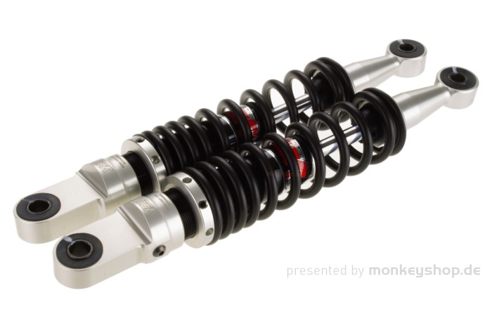 YSS Gasdruck Stoßdämpfer Paar 335mm schwarz silber f. Dax 50 70