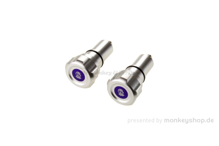 Sitzbank Schrauben Befestigung Aluminium CNC silber blau f. Monkey 125