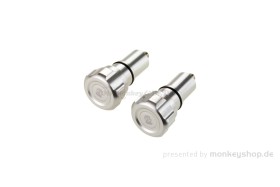 Sitzbank Schrauben Befestigung Aluminium CNC silber f. Monkey 125