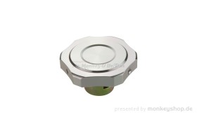 Tankdeckel Aluminium CNC silber f. Honda Monkey + Dax ø30mm