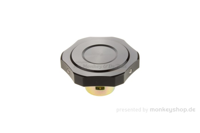 Tankdeckel Aluminium CNC schwarz f. Honda Monkey + Dax ø30mm