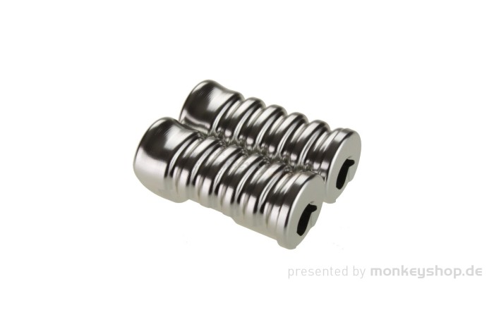 Fußrasten Aluminium CNC silber f. Monkey Z50 + Gorilla 12V
