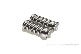 Fußrasten Aluminium CNC silber f. Monkey Z50 + Gorilla 12V