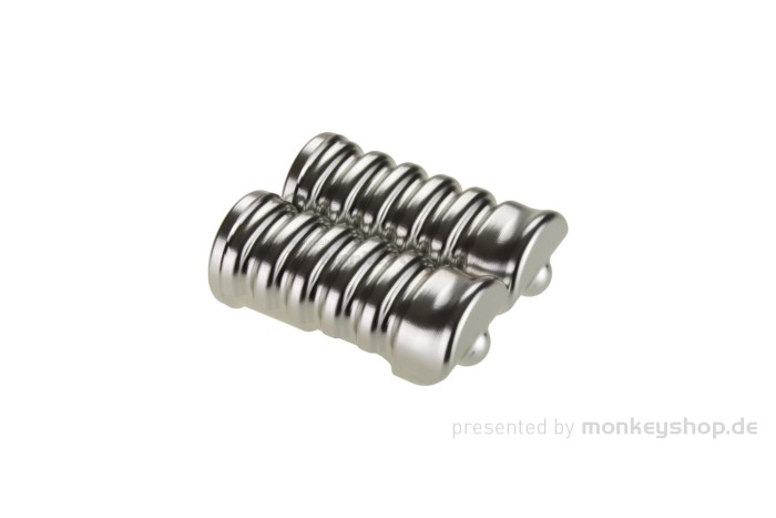Fußrasten Aluminium CNC silber f. Monkey Z50 + Gorilla 12V