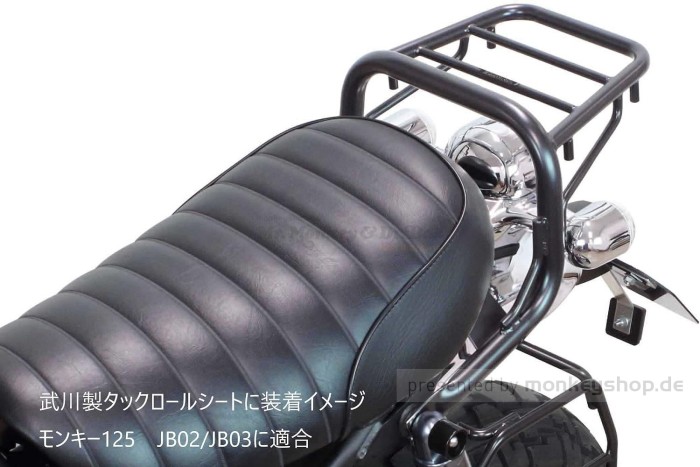 Takegawa Gepäckträger groß schwarz f. Monkey 125