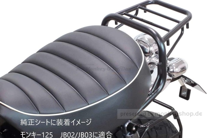 Takegawa Gepäckträger groß schwarz f. Monkey 125