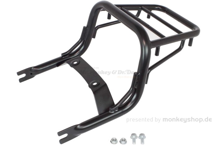 Takegawa Gepäckträger groß schwarz f. Monkey 125