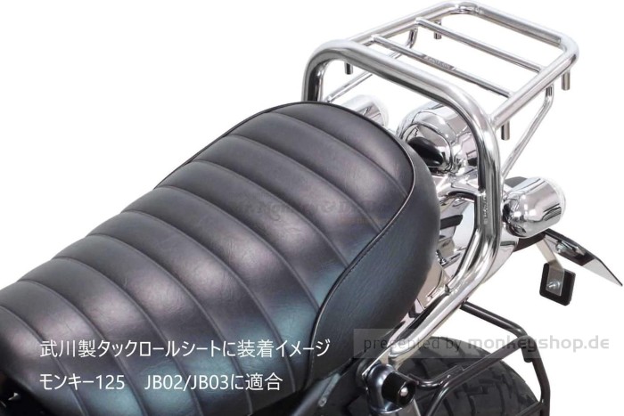 Takegawa Gepäckträger groß verchromt f. Monkey 125