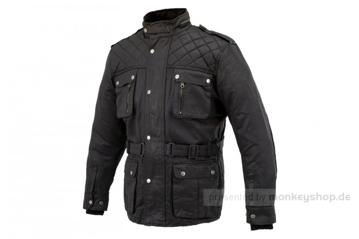 Daytona Wachs-/Motorradjacke schwarz