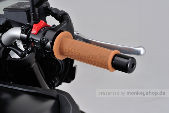Daytona D-Grip D-Delta Diamond Griffgummi Paar Raw Rubber 7/8"