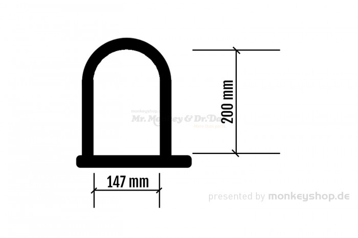 Honda Bügelschloss Monkey Z50FI