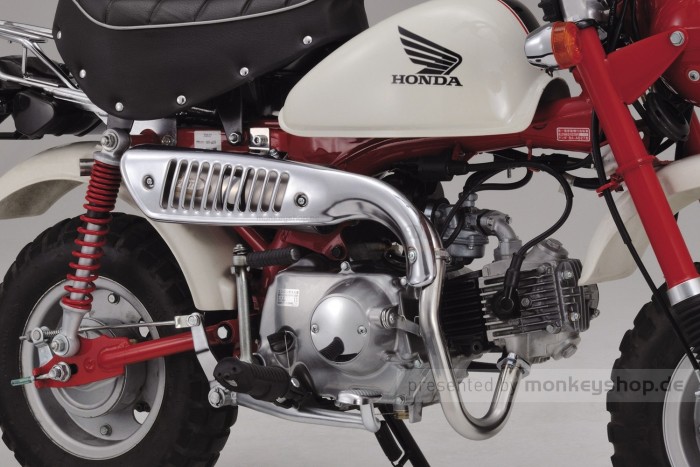 Daytona Silent Edelstahl Auspuffanlage Monkey
