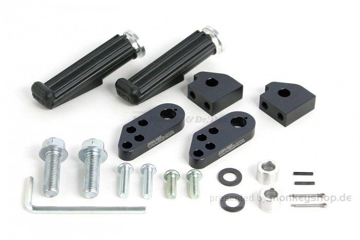 Takegawa Fußrasten "Step Up" schwarz