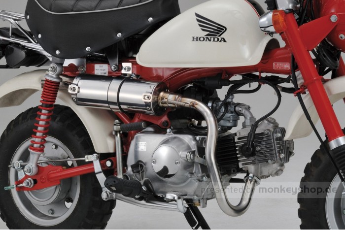 Daytona Silent Edelstahl Auspuffanlage Monkey