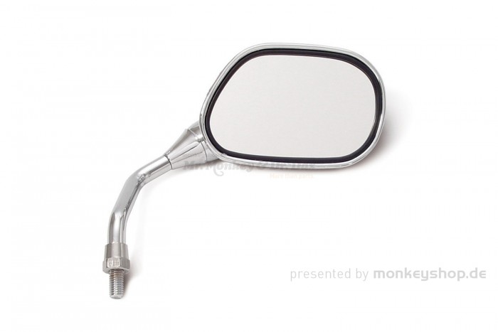 Takegawa rechter Seitenspiegel verchromt M8x1.25 Rechtsgewinde