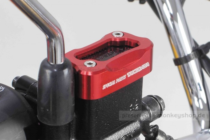 Takegawa Cover Bremspumpe CNC Alu rot eloxiert f. Monkey 125