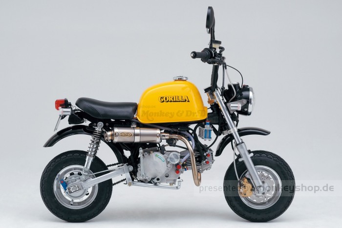 Daytona Outex Aluminium Auspuffanlage Monkey untenliegend