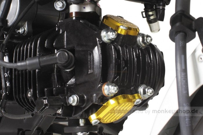 Takegawa Aluminium Ventildeckel gelb eloxiert f. Monkey 125 MSX