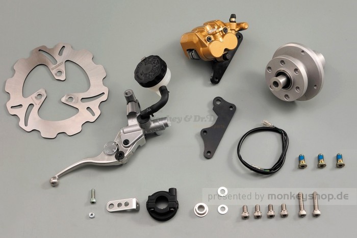 Daytona Scheibenbremskit 190mm WAVE + Nabe