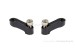 Spiegelverlängerungen Set Aluminium schwarz eloxiert M10 f. MSX + Monkey 125 + Super Cub 125 + Dax 125