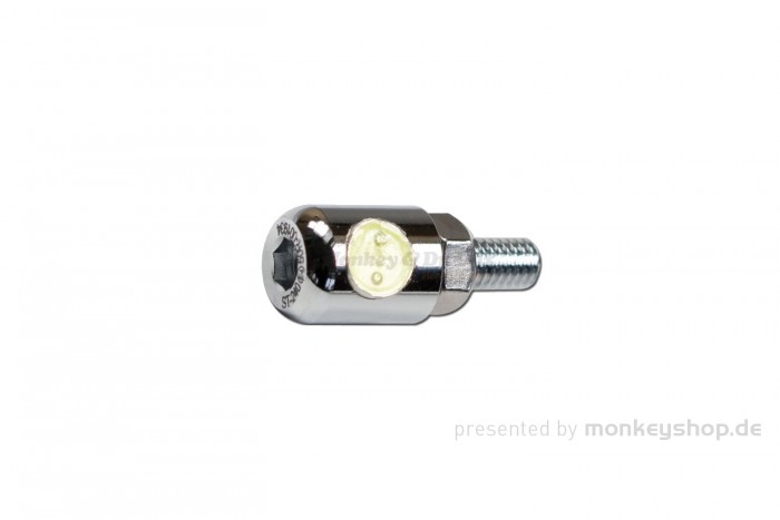 LED Kennzeichenbeleuchtung Byte Aluminium chrom