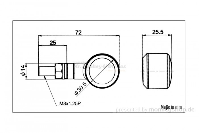 Daytona D-Light SOL LED-Blinker Paar (schwarz matt / orange)
