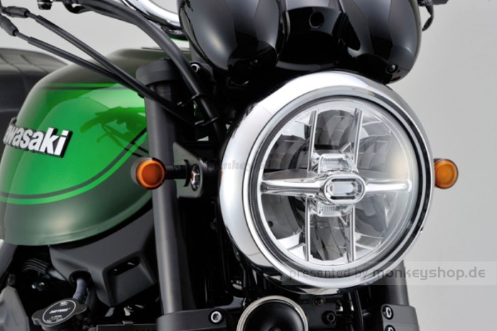 Daytona D-Light SOL LED-Blinker Paar (schwarz matt / orange)