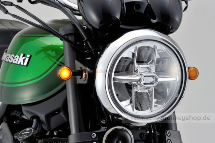 Daytona D-Light SOL LED-Blinker Paar (schwarz matt / orange)