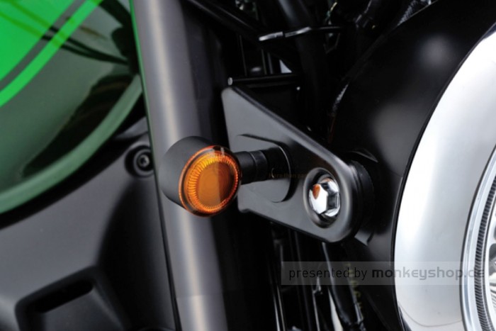 Daytona D-Light SOL LED-Blinker Paar (schwarz matt / orange)