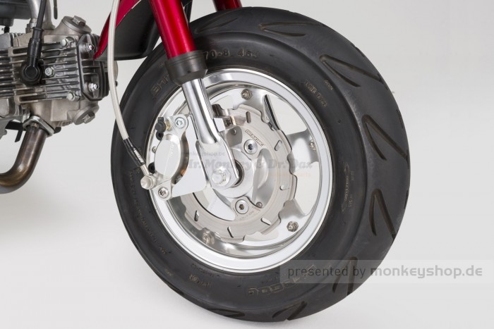 Daytona 3.50x8 5-Speichen Felge Alu poliert 2-teilig