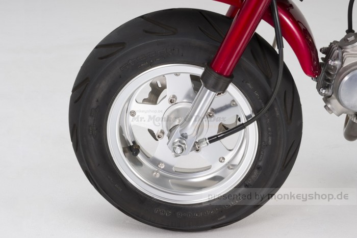 Daytona 3.50x8 5-Speichen Felge Alu poliert 2-teilig