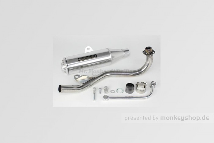 Takegawa Tracker Aluminium Auspuffanlage silber f. Monkey 125