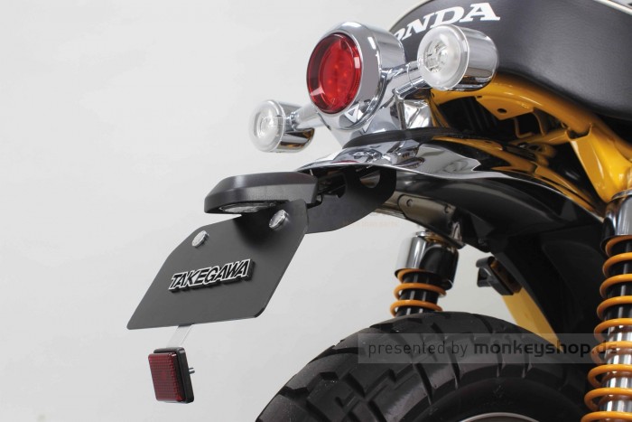 Takegawa Kennzeichenhalter Fender Less Kit Aluminium f. Monkey 125