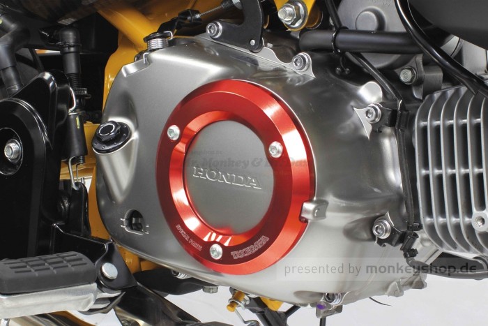 Takegawa Schutz f. Kupplungsdeckel Alu CNC rot eloxiert Monkey Cub 125