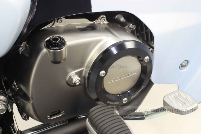 Takegawa Schutz f. Kupplungsdeckel Alu CNC schwarz eloxiert f. Monkey + Super Cub 125