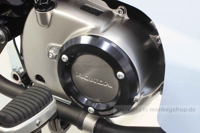 Takegawa Schutz f. Kupplungsdeckel Alu CNC schwarz eloxiert f. Monkey + Super Cub 125