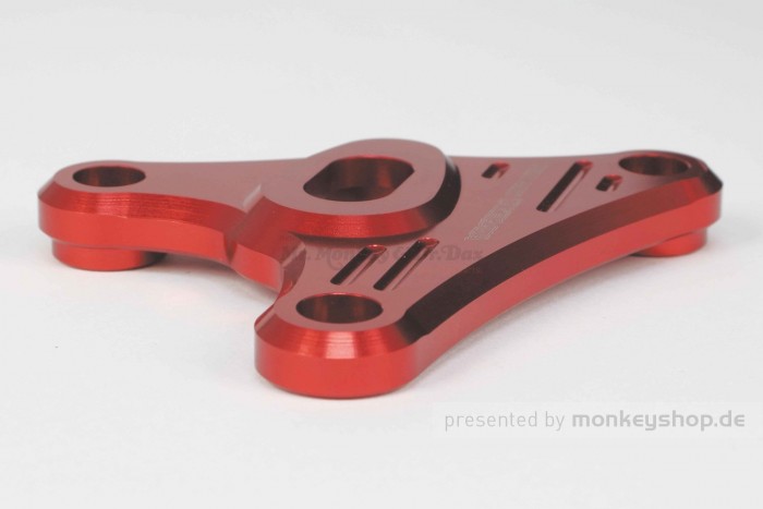 Takegawa Lampenhalterung Aluminium CNC rot eloxiert f. Monkey 125